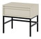 Noční stolek Evane E6 (šedá + černá)