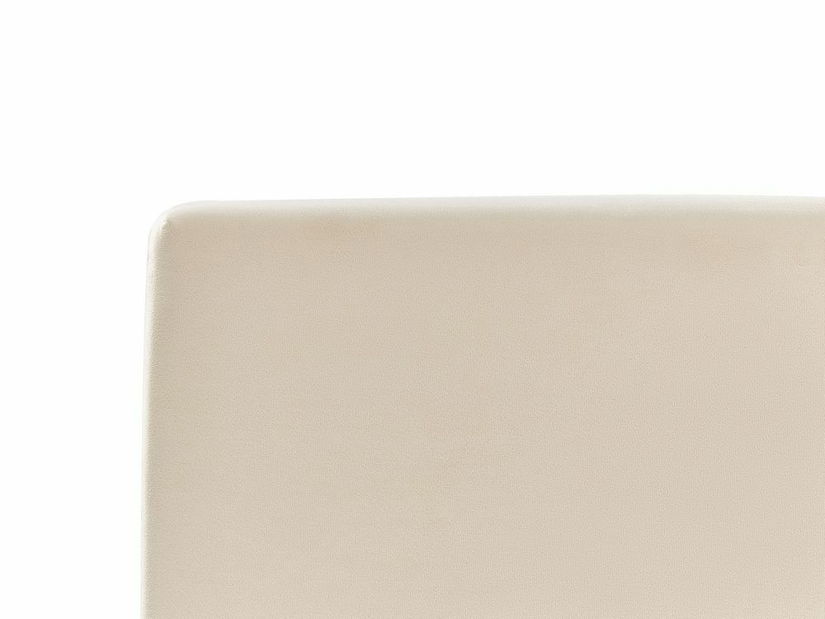 Manželská postel 160 cm Belize (béžová) (s roštem) (s úl. prostorem)