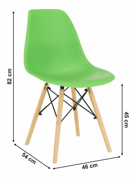 Jídelní židle Cisi 3 (zelená)