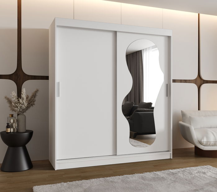 Šatní skříň 180 cm Ulta (bílá)