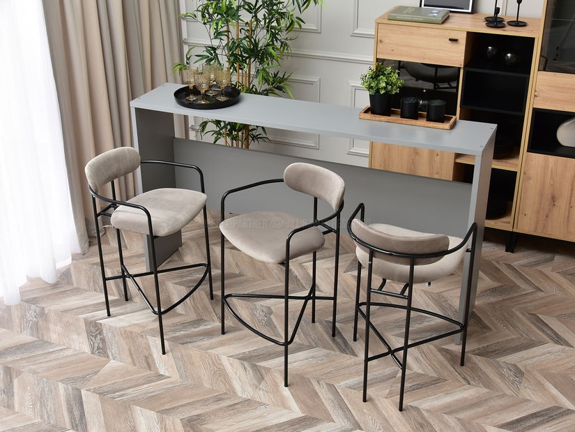 Židle Viola (béžová + černá)