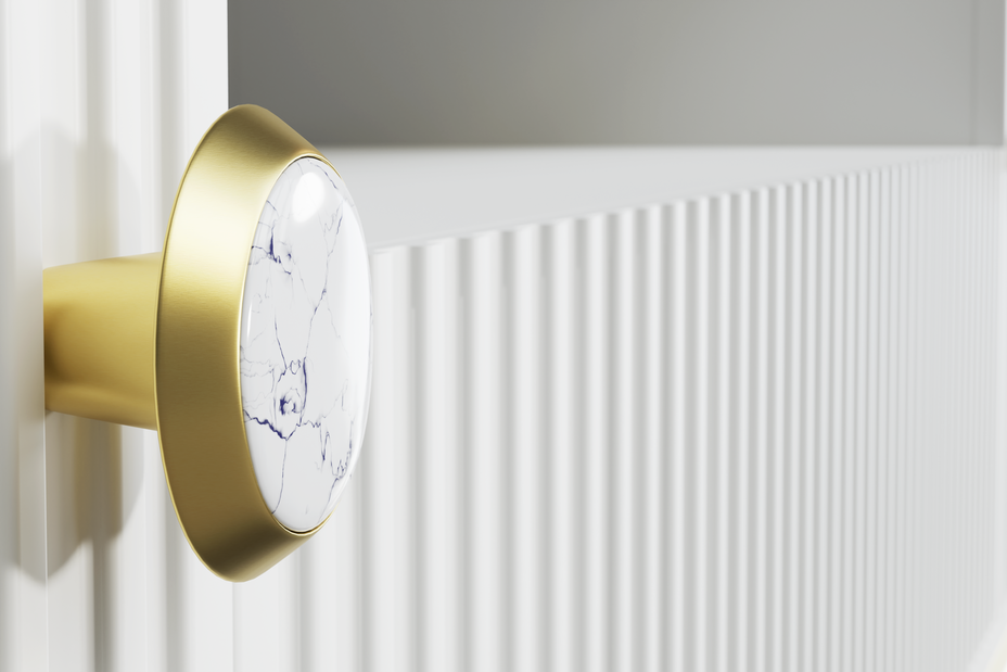 Skříňka Pietra 4D (bílá)