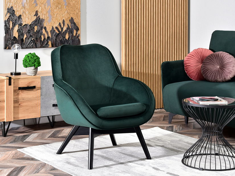 Designové křeslo Merch (zelená)