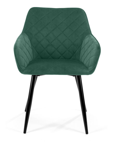 Jidelní židle Sunanda (tmavě zelená) (2ks)