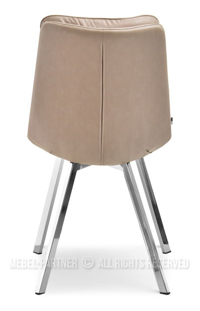 Židle Polly (béžová + černá)