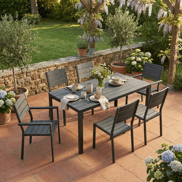 Zahradní sestava Belia (šedá)