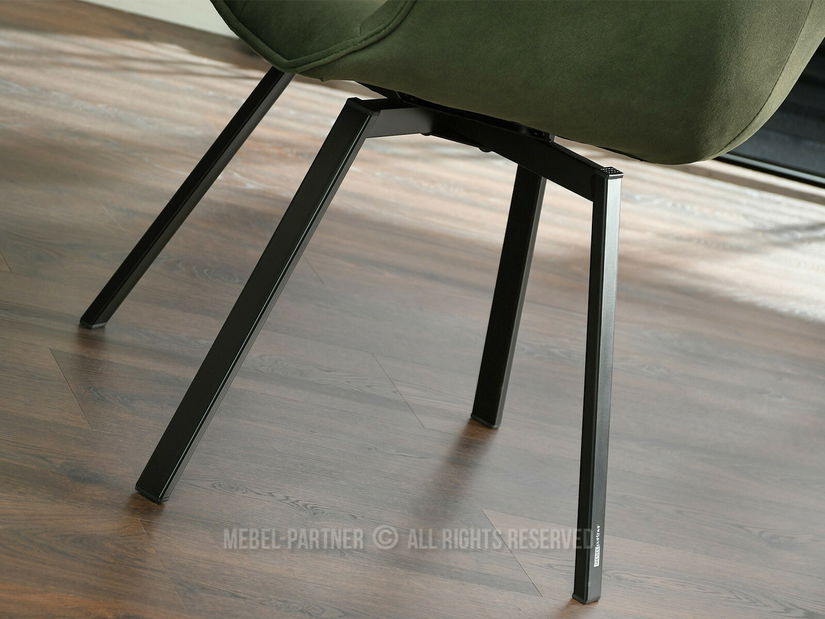 Jídelní židle Antiguas (zelená + černá)