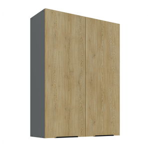 Horní kuchyňská skříňka Carminia 80 G-108 2F (dub cremona + antracit)