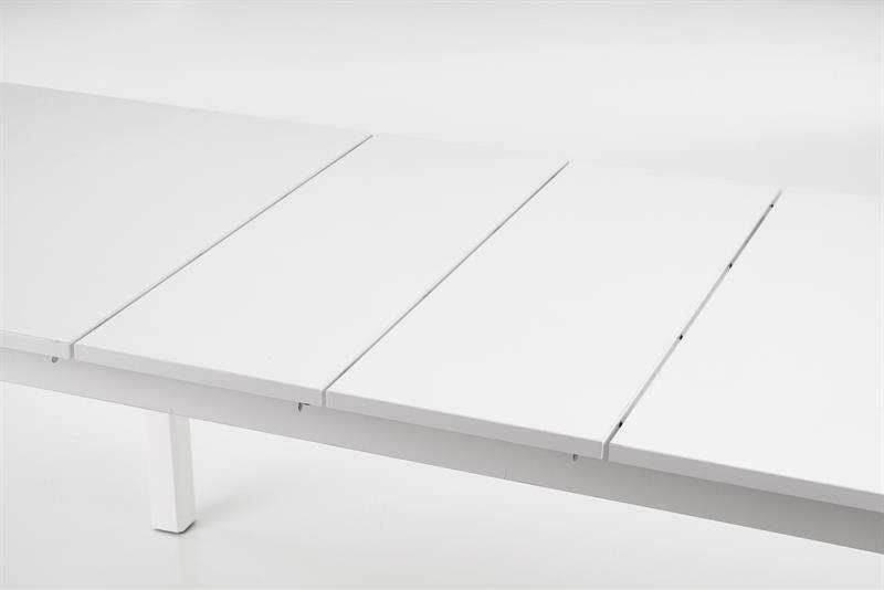 Rozkládací jídelní stůl 160-228 cm Fapo (bílá) (pro 6 8 osob)
