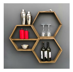 Set 3ks. polic Lunole 2 (ořech)