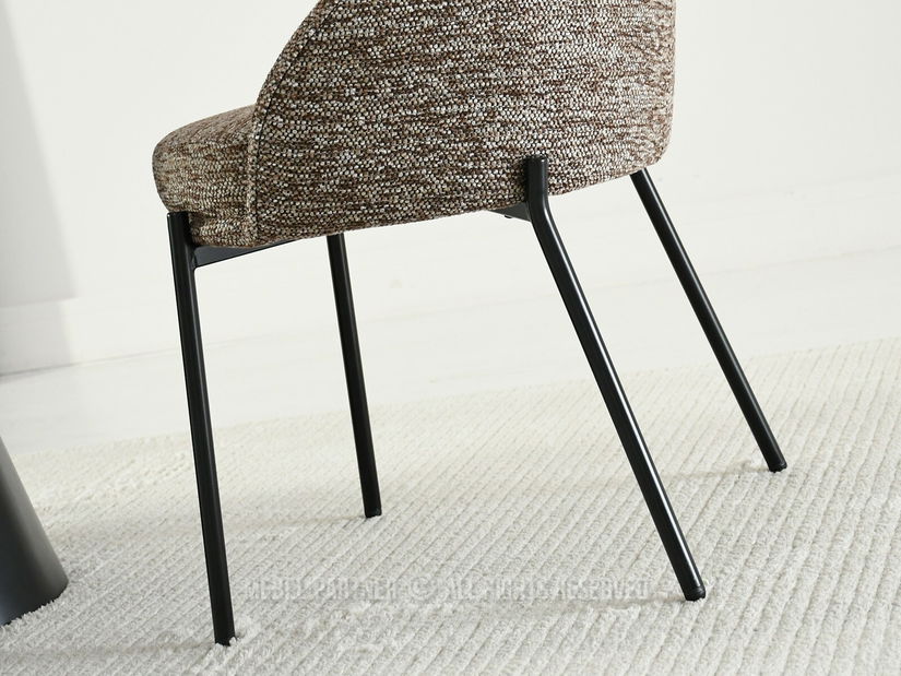 Židle Marine (hnědá + černá)