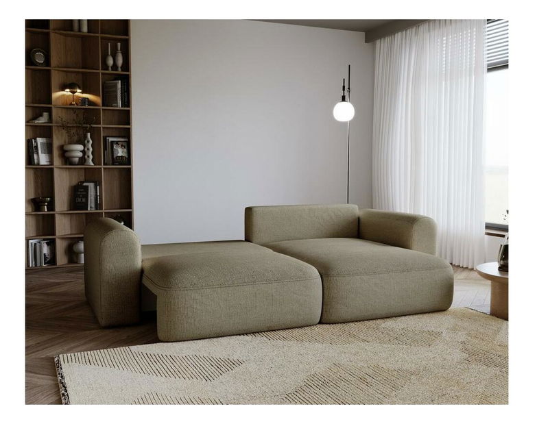 Rohová sedací souprava Sorento (béžová + černá)