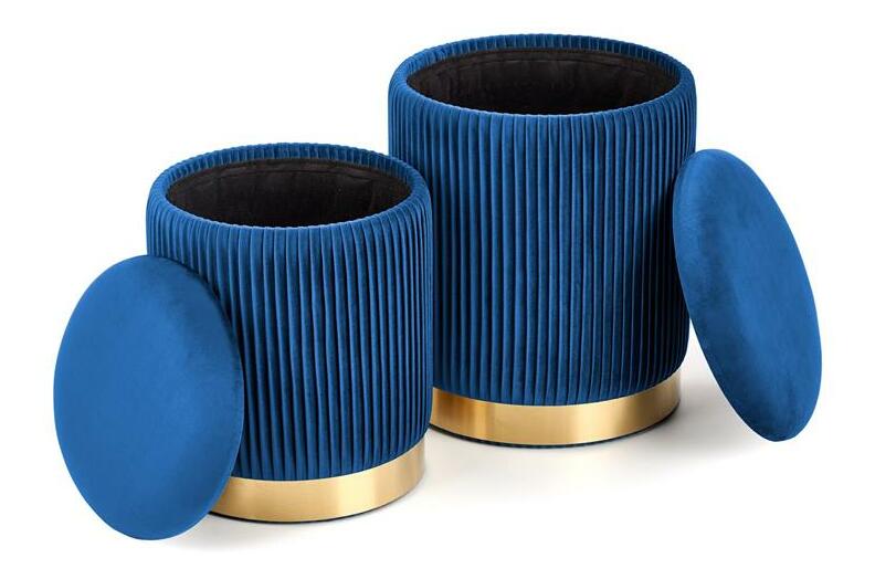 Set 2 ks. taburetů Solo (tmavě modrá)