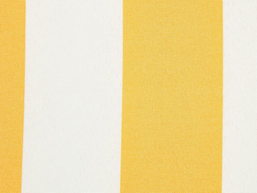 Sada 2 ozdobných polštářů Terno (žlutá + bílá)