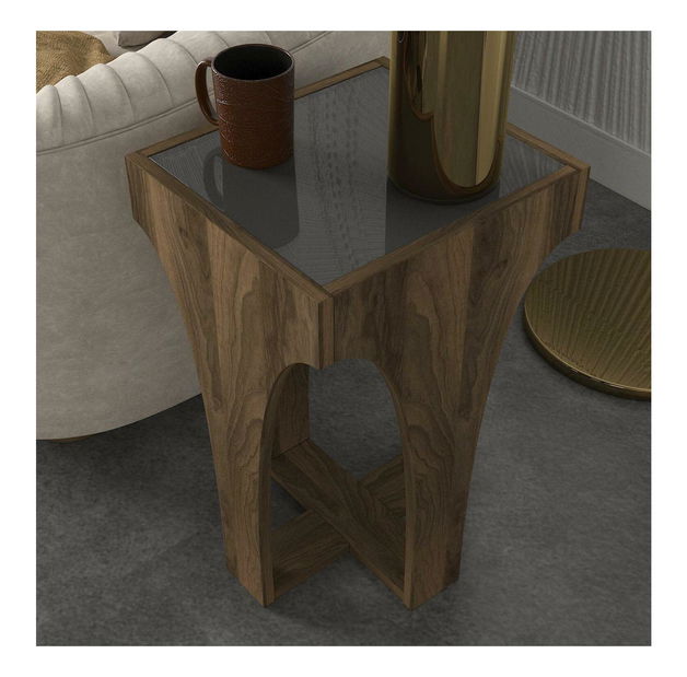 Příruční stolek Lavase 1 (ořech + antracit)