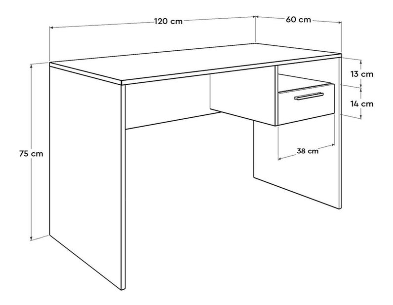 PC stolek Confolenzza (dub sonoma)