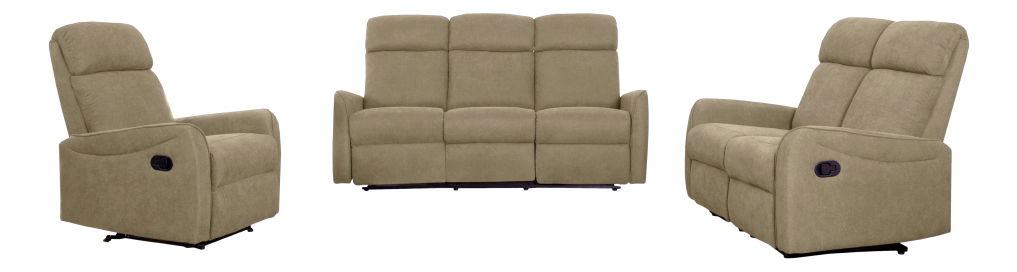 Sedací sestava 3+2+1 Fotron (hnědošedá) 