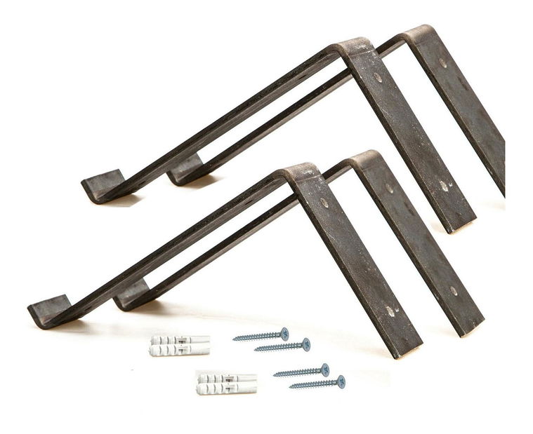 Set 2ks. polic Dupone 4 (ořech + černá)