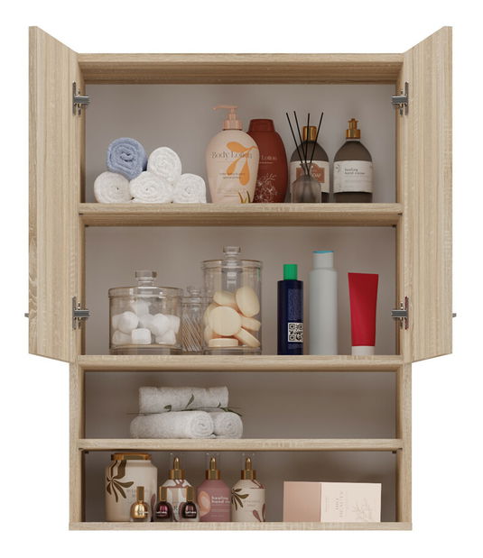 Závěsná koupelnová skříňka Perdieron 1 (dub sonoma)