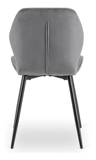 Jídelní židle Inolvidable (šedá + černá)