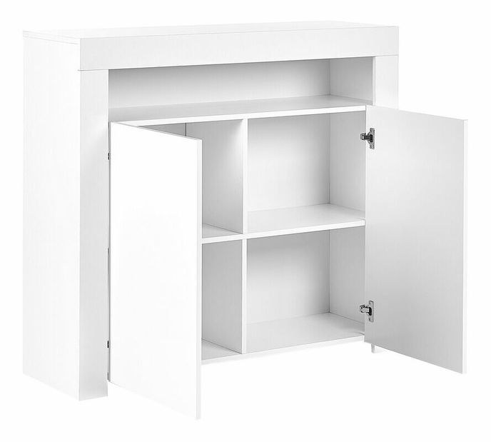 Skříňka Cosette (bílá) (s LED osvětlením)