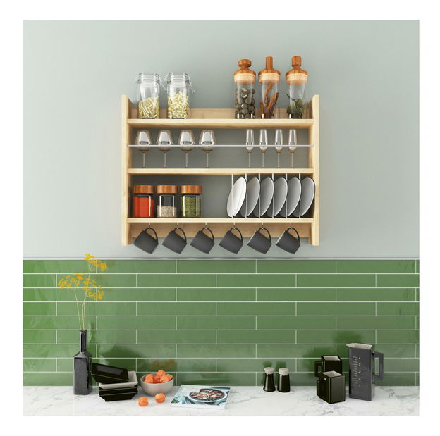 Kuchyňská police Bubaka (dub)