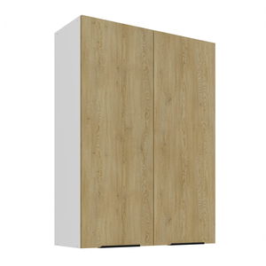 Horní kuchyňská skříňka Carminia 80 G-108 2F (dub cremona + bílá)
