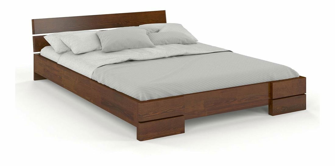 Manželská postel 160 cm Naturlig Lorenskog (borovice)