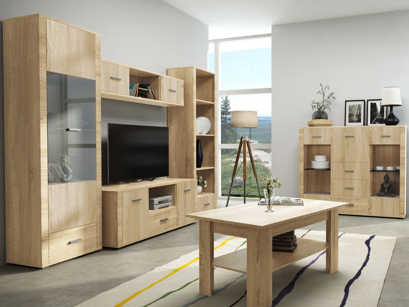 TV stolek/skříňka Savona 2D1S (dub sonoma)