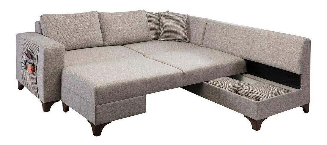 Rohová sedačka Lofty (krémová)