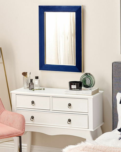 Nástěnné zrcadlo Lauza (modrá)