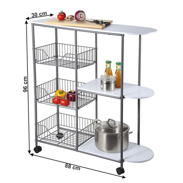 Regál na kolečkách Atrias *výprodej
