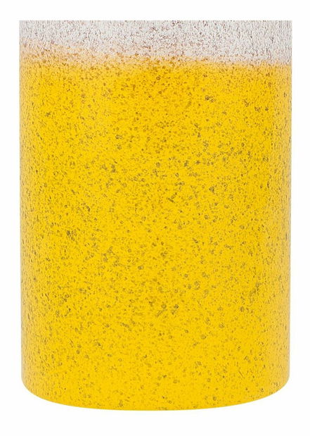 Váza LAURITA 36 cm (sklolaminát) (žlutá)