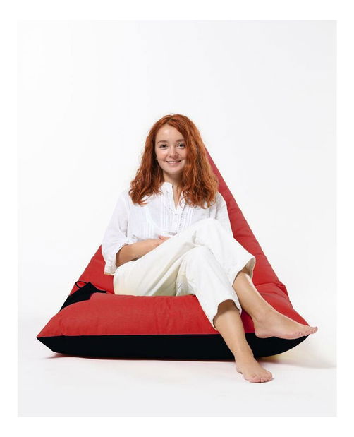 Sedací pytel Pyro 2 (červená + černá)