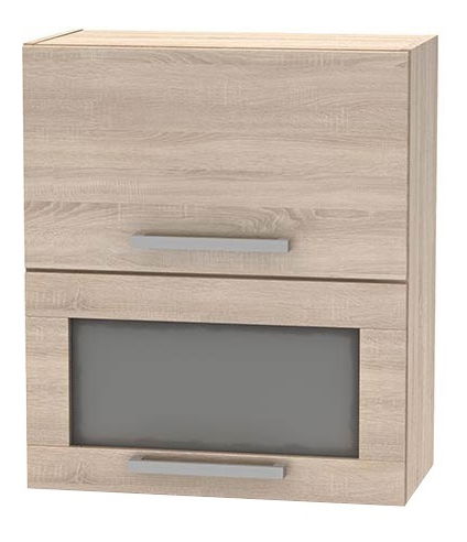 Horní kuchynská výklopná Skříňka se sklem NOPL-009-OH Noliana (dub sonoma)