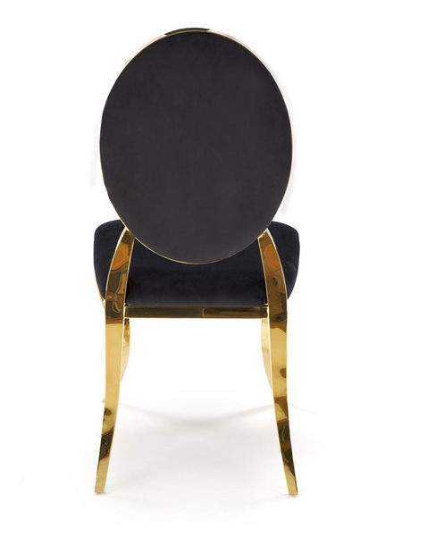Jídelní židle Regino (černá + zlatá)