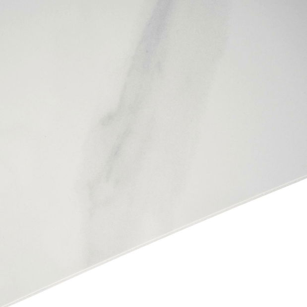 Set 2 konferenčních stolků Texarkana (mramor bílý + zlatá)