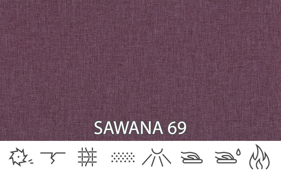 Rohová sedací souprava ve tvaru U Matar U (růžová)