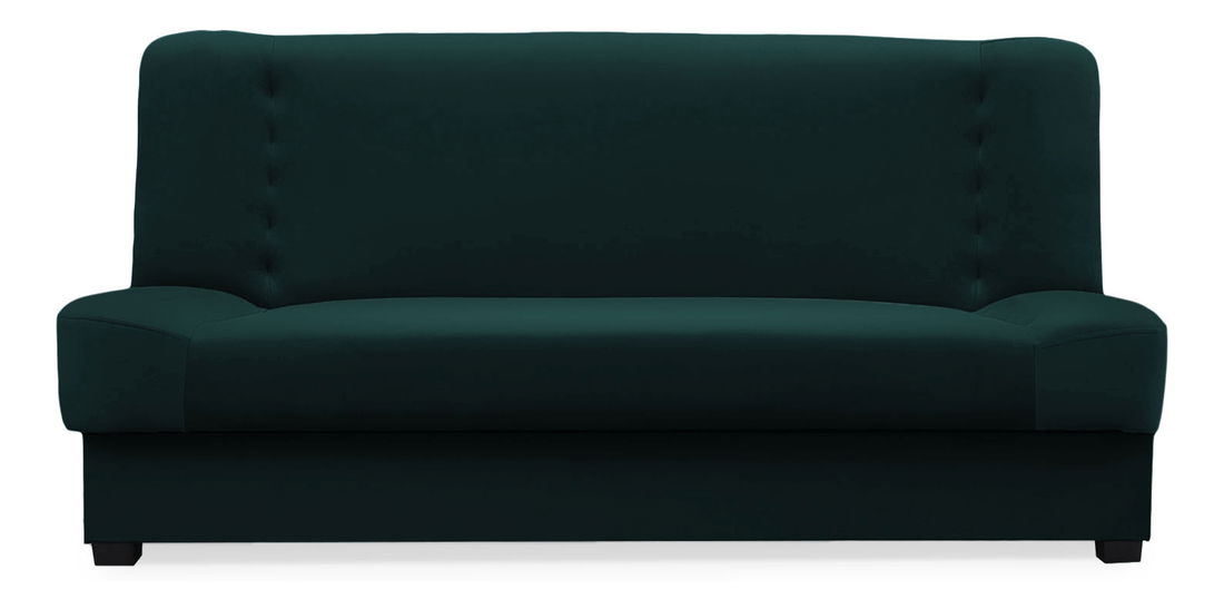 Set 2 kusů pohovek Panino (tmavě zelená)