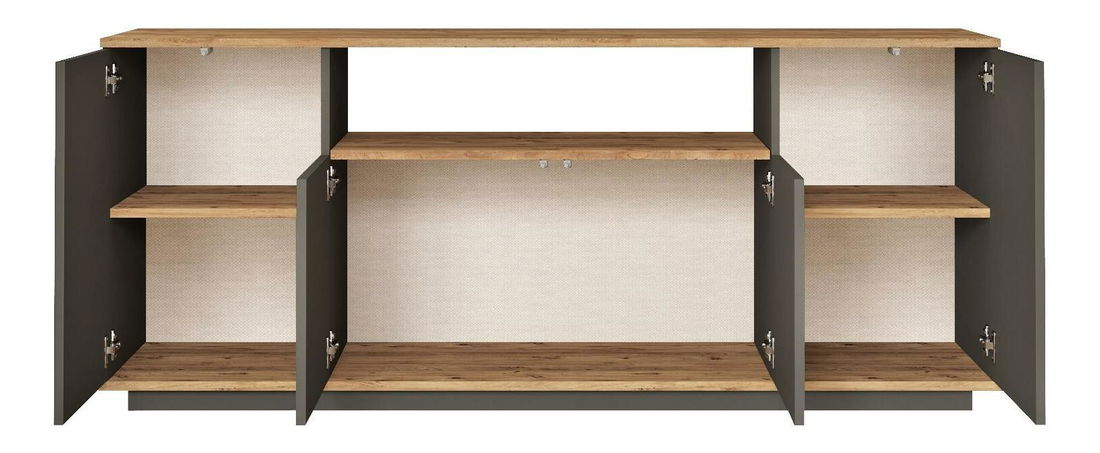 Sestava nábytku do obývacího pokoje Fera 18 (borovice atlantická + antracit)