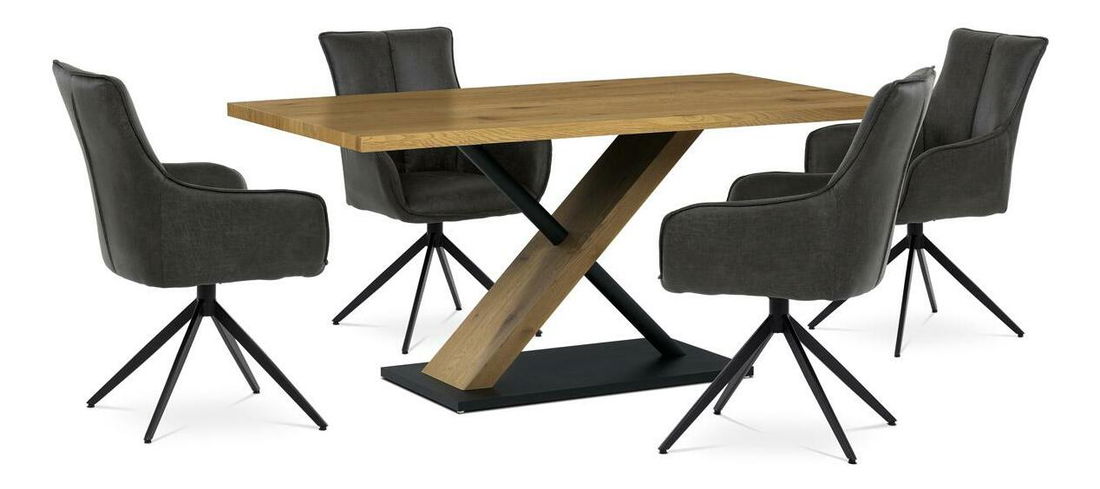 Jídelní stůl Acompanarla (dub) (pro 6 osob)