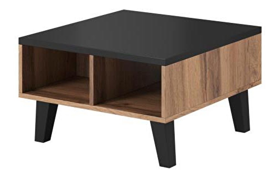 Konferenční stolek Lester (černá + dub wotan)