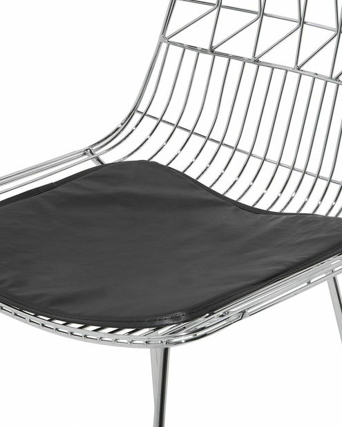 Set 2ks. barových židlí Pesto (stříbrná)