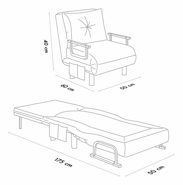 Křeslo Sentimento (krémová)
