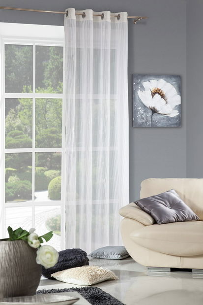 Záclona 140x250cm Anabel (bílá)