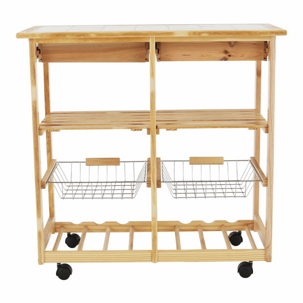 Servírovací stolek Lumba (přírodní)