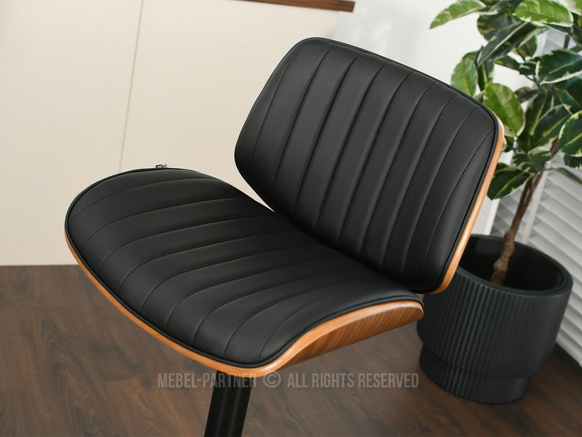 Židle Hamand (ořech tmavý + černá)