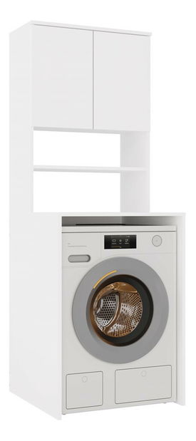 Skříňka nad pračku Perdieron 3 (bílá)