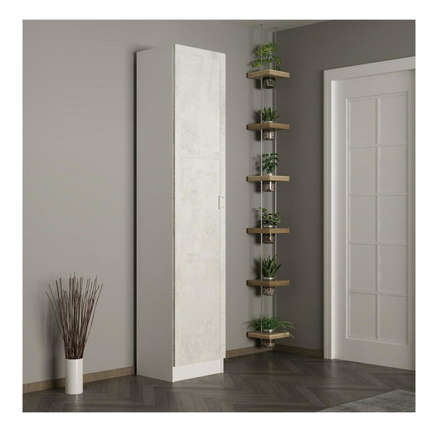 Policová skříň Nemake 19 (bílá)