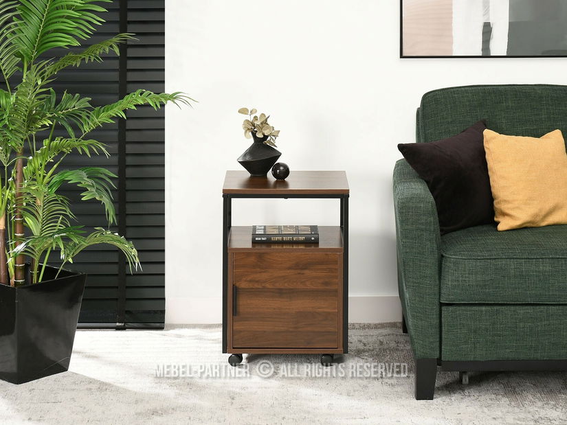 Skříňka Adlo (ořech + černá)